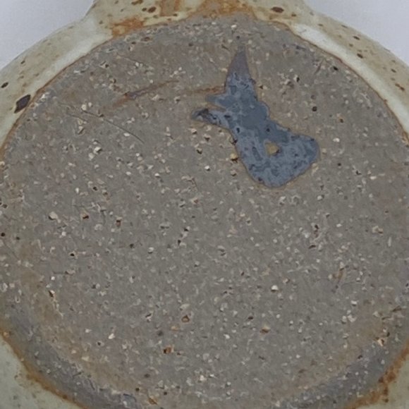 Hand Thrown Studio Art Pottery Creamer w/ Flowers - Picture 8 of 10